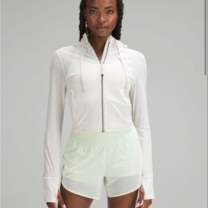 lululemon athletica cropped mesh define jacket top zip hoodie 8